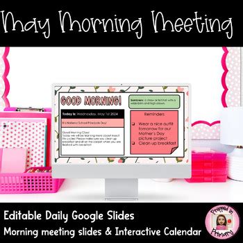 Google Slides Morning Meeting Template
