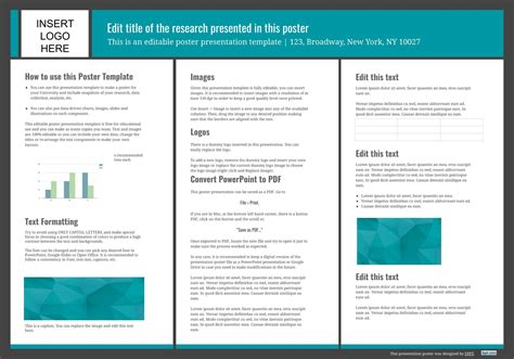 Google Slides Research Poster Template