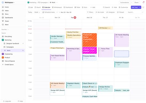 Google Template Calendar