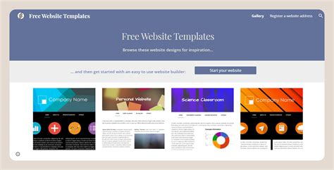 Google Website Templates