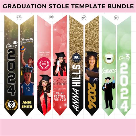 Grad Stole Template