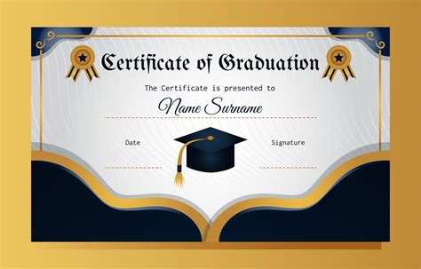 Graduate Certificate Template