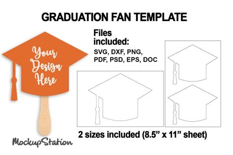 Graduation Fan Template Free