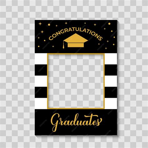 Graduation Photo Frame Template