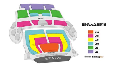 Granada Santa Barbara Seating Chart