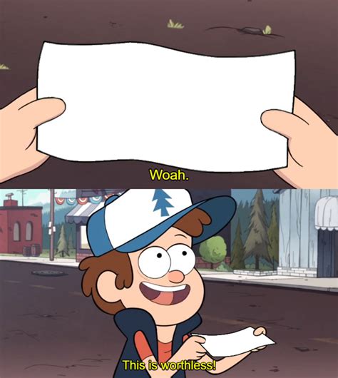 Gravity Falls Meme Template