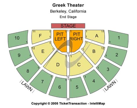 Greek Theater Berkeley Seating Chart
