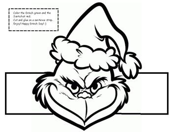 Grinch Hat Template Printable