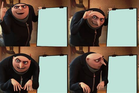 Gru's Plan Meme Template