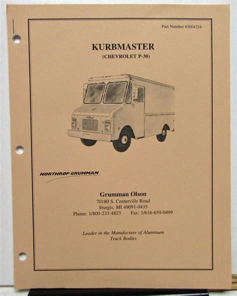 Grumman Olson Parts Catalog