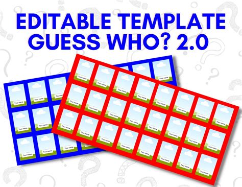 Guess Who Custom Template