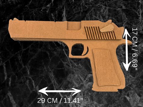 Gun Cardboard Template