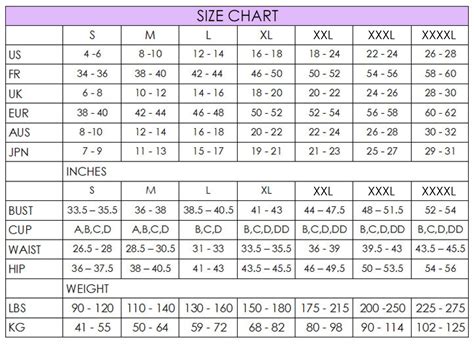 H&m Tights Size Chart