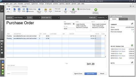 Hadd Custom Data To Purchase Order Template Quickbooks Desktop