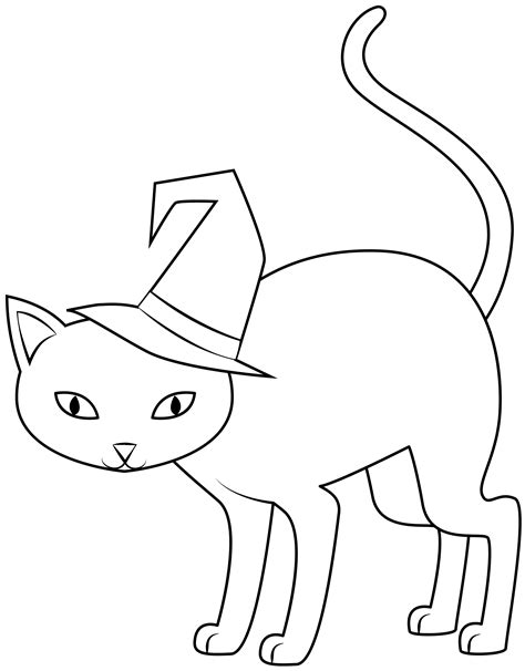 Halloween Cat Template