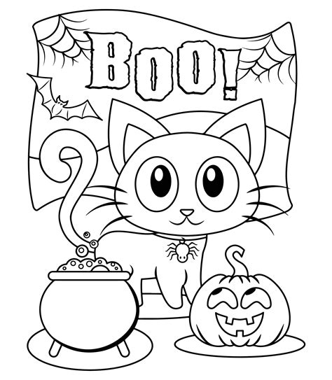 Halloween Coloring Sheets Free Printable