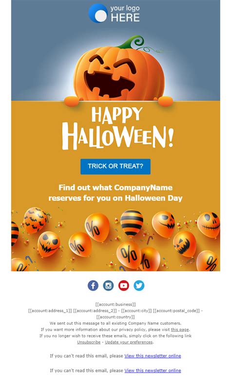 Halloween Email Template