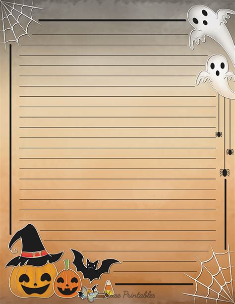Halloween Printable Stationery