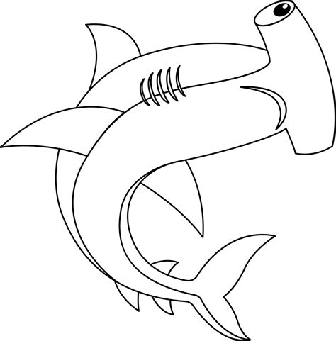 Hammerhead Shark Template