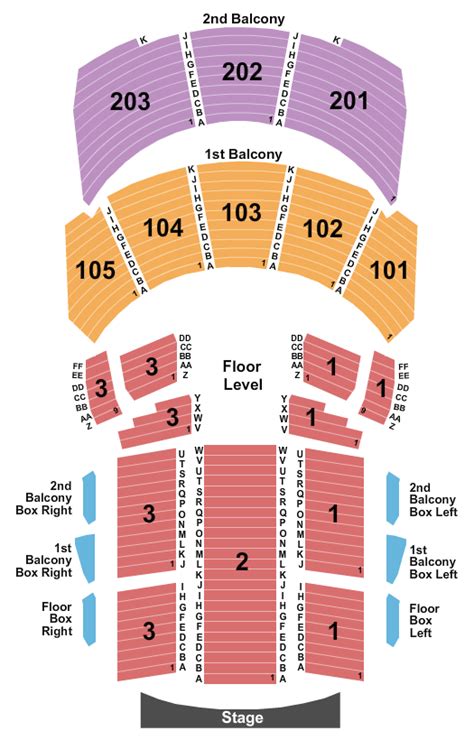 Hammerstein Ballroom Seating Chart
