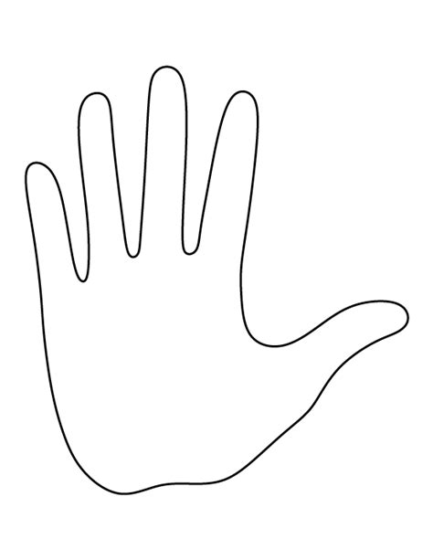 Hand Pattern Printable
