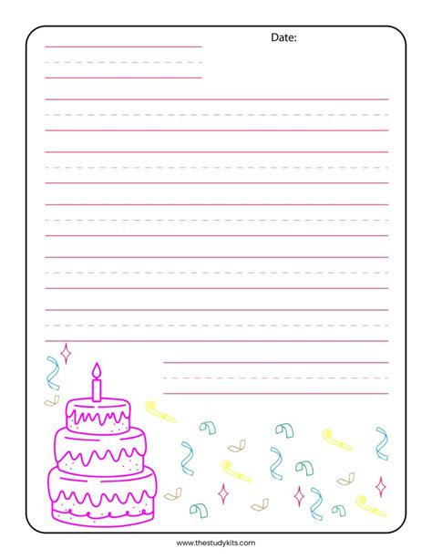 Happy Birthday Letter Template