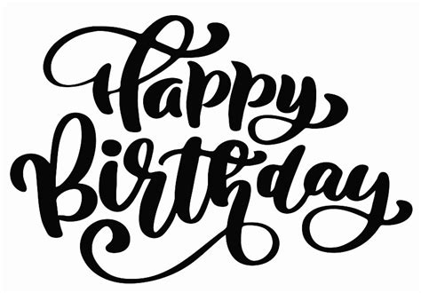 Happy Birthday Stencil Printable