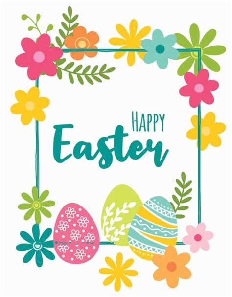 Happy Easter Card Printable