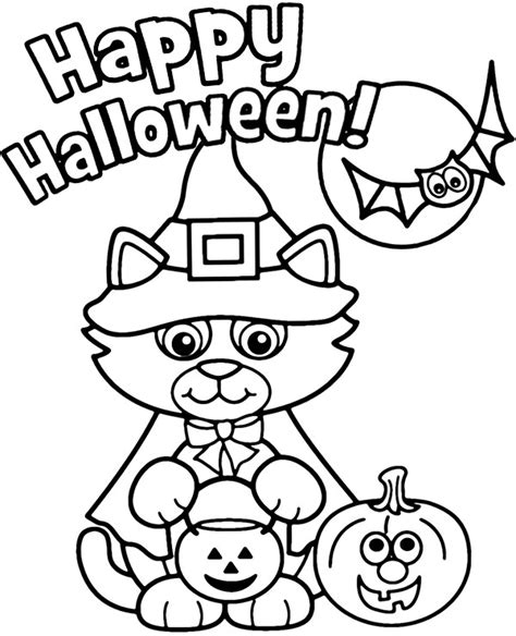 Happy Halloween Coloring Pages Printable