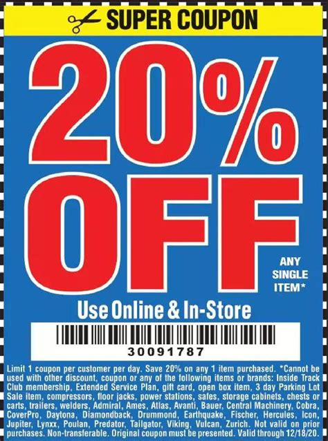 Harbor Freight 25 Off Coupon No Exclusions Printable