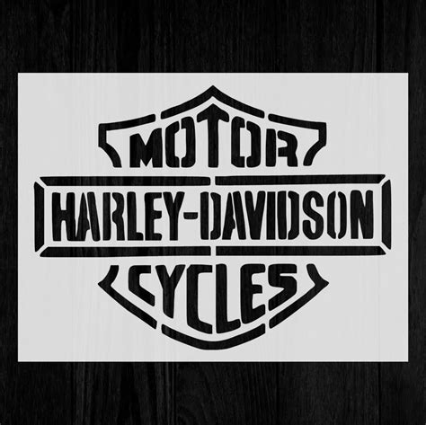 Harley Davidson Stencil Template