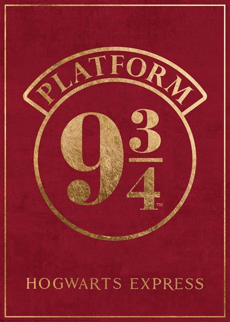 Harry Potter Platform 9 3 4 Free Printable