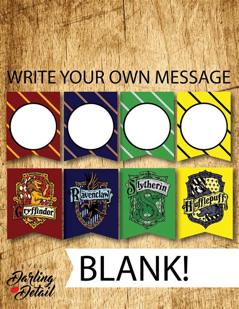 Harry Potter Printable Banner