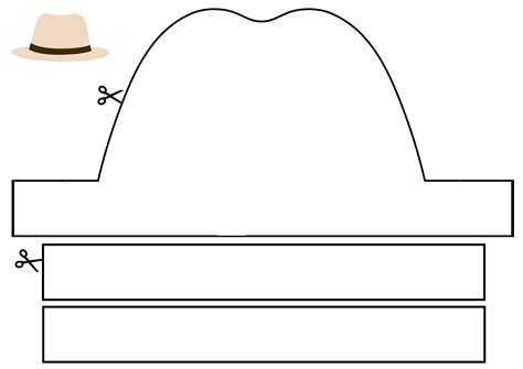 Hat Paper Template