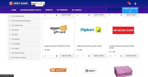 Hdfc Credit Card Redeem Catalogue