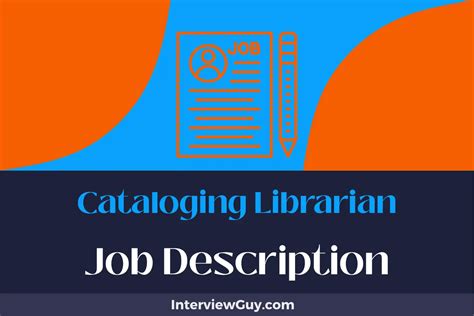 Head Of Circulation And Cataloging Job Description