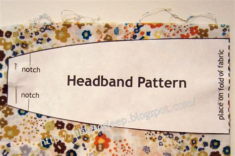 Headband Template Printable
