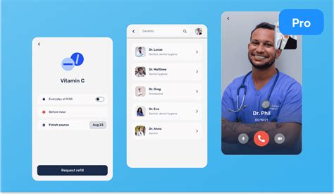 Healthcare Mobile App Design Templates