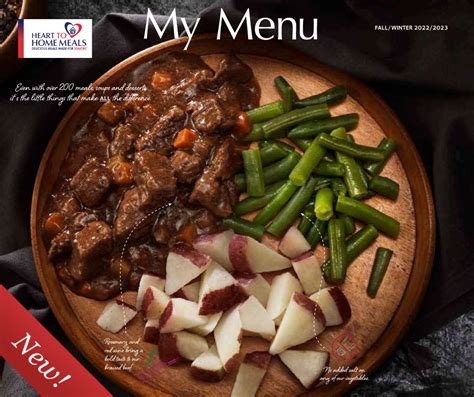 Heart To Home Meals Catalogue