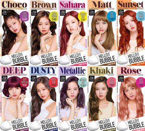 Hello Bubble Hair Dye Color Chart
