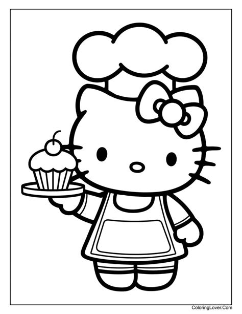 Hello Kitty Coloring Printable
