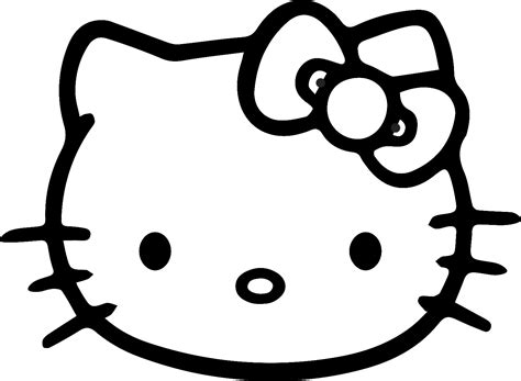 Hello Kitty Face Printable
