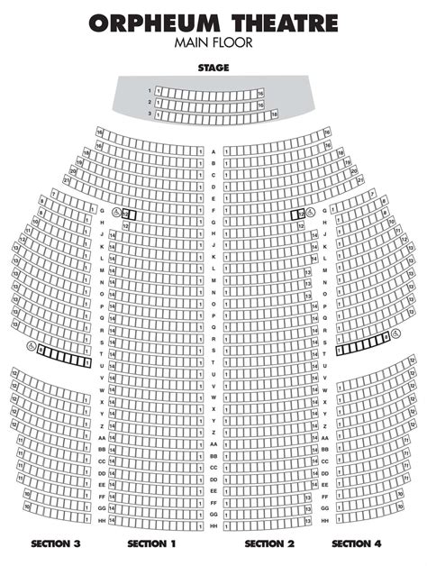 Hennepin Theatre Seating Chart