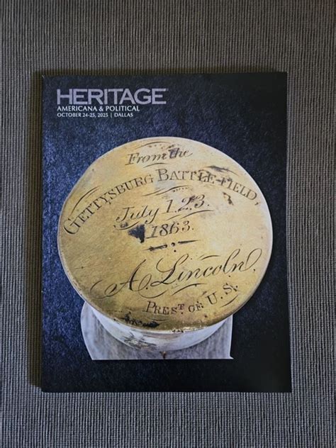 Heritage Auction Catalog