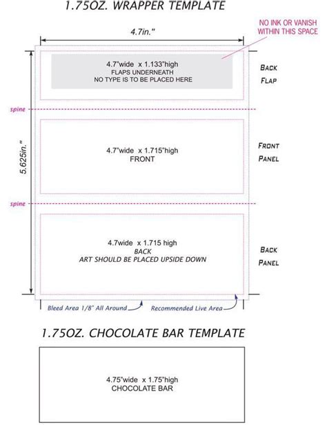 Hershey Bar Wrapper Template Free