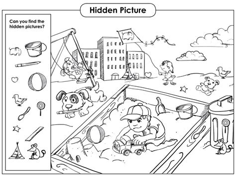 Hidden Object Games Printable
