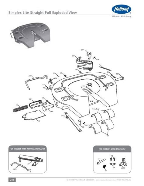 High Quality Simplex Fifth Wheel Parts Catalog