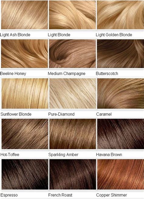 Highlights Color Chart