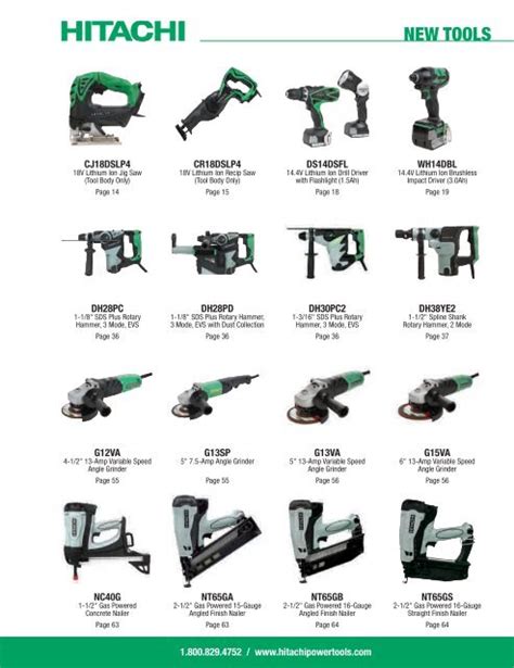 Hitachi Power Tools Catalogue