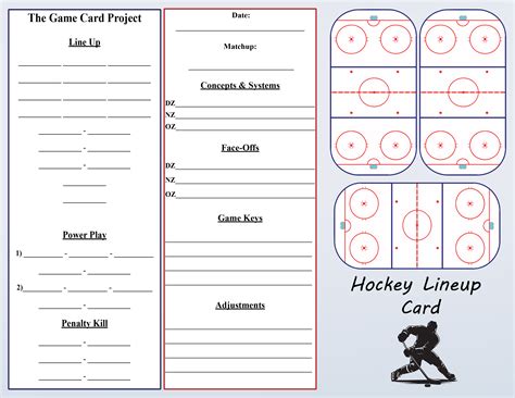 Hockey Lineup Template